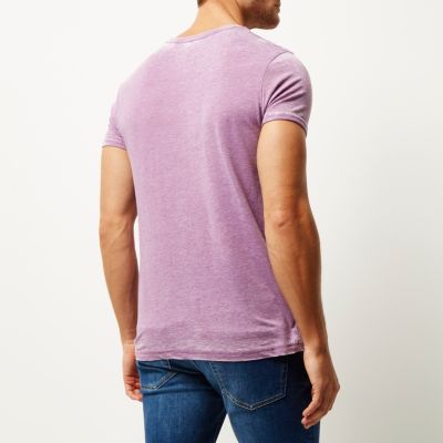Purple marl t-shirt